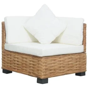 Corner sofa with natural rattan cushions by vidaXL, Modular outdoor sofas - Ref: Foro24-286279, Price: 213,48 €, Discount: %