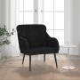 Sillón de terciopelo negro 63x76x80 cm de , Sillones - Ref: Foro24-351440, Precio: 93,32 €, Descuento: %