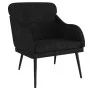 Sillón de terciopelo negro 63x76x80 cm de , Sillones - Ref: Foro24-351440, Precio: 98,47 €, Descuento: %
