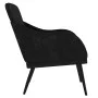 Sessel aus schwarzem Samt 63x76x80 cm von , Sessel - Ref: Foro24-351440, Preis: 100,16 €, Rabatt: %