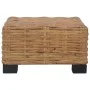 Natural rattan coffee table 47x47x28 cm by vidaXL, Modular outdoor sofas - Ref: Foro24-286282, Price: 89,20 €, Discount: %