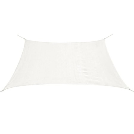 Rectangular HDPE sail shade 4x6 m white by , Umbrellas - Ref: Foro24-43017, Price: 60,42 €, Discount: %