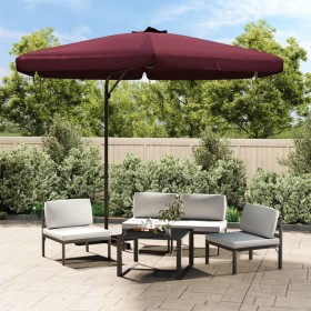 Sombrilla de jardín con palo de acero 300 cm burdeos de , Sombrillas - Ref: Foro24-47316, Precio: 109,17 €, Descuento: %