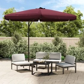 Sonnenschirm mit Stahlstange 300 cm bordeaux von , Sonnenschirme - Ref: Foro24-47316, Preis: 106,69 €, Rabatt: %