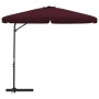 Sombrilla de jardín con palo de acero 300 cm burdeos de , Sombrillas - Ref: Foro24-47316, Precio: 109,17 €