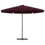 Sonnenschirm mit Stahlstange 300 cm bordeaux von , Sonnenschirme - Ref: Foro24-47316, Preis: 106,69 €, Rabatt: %