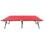 Tumbona doble plegable acero roja de , Tumbonas - Ref: Foro24-47761, Precio: 114,18 €, Descuento: %