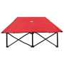 Tumbona doble plegable acero roja de , Tumbonas - Ref: Foro24-47761, Precio: 116,33 €, Descuento: %
