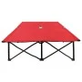 Tumbona doble plegable acero roja de , Tumbonas - Ref: Foro24-47761, Precio: 114,18 €, Descuento: %