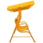 Banco balancín para niños tela amarillo 115x75x110 cm de , Balancines de jardín - Ref: Foro24-48098, Precio: 105,52 €, Descue...