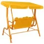 Banco balancín para niños tela amarillo 115x75x110 cm de , Balancines de jardín - Ref: Foro24-48098, Precio: 105,52 €, Descue...