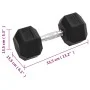 Dumbbells 2 units cast iron 30 kg by , free weight - Ref: Foro24-93606, Price: 129,34 €, Discount: %