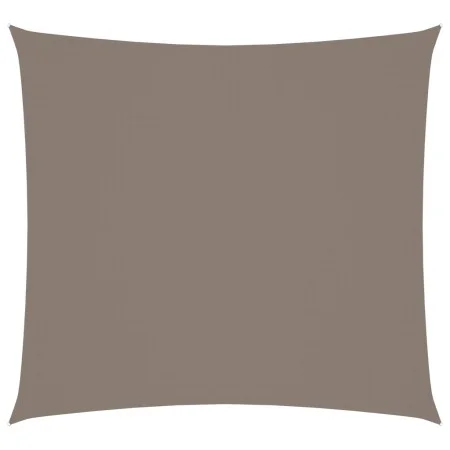 Square shade sail in gray taupe Oxford fabric 5x5 m by , Umbrellas - Ref: Foro24-135416, Price: 76,05 €, Discount: %