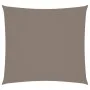Square shade sail in gray taupe Oxford fabric 5x5 m by , Umbrellas - Ref: Foro24-135416, Price: 76,05 €, Discount: %