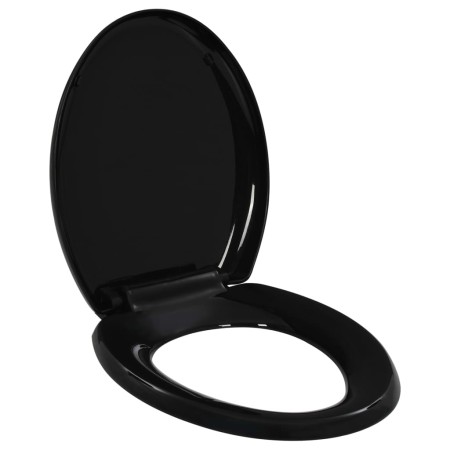 Tapa de váter cierre suave y desenganche rápido negra by , Toilet and bidet seats - Ref: Foro24-145016, Price: 24,82 €, Disco...
