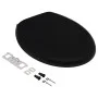 Tapa de váter cierre suave y desenganche rápido negra by , Toilet and bidet seats - Ref: Foro24-145016, Price: 24,82 €, Disco...