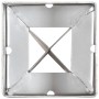 2 Stk. Erdspieße aus verzinktem Stahl silber 9x9x90 cm von , Spikes zur Verankerung im Boden - Ref: Foro24-145416, Preis: 33,...