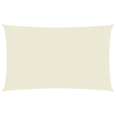 Cremefarbene HDPE-Segelmarkise 160 g/m² 3,5x5 m von , Sonnenschirme - Ref: Foro24-311187, Preis: 43,87 €, Rabatt: %