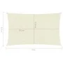 Cream HDPE sail shade 160 g/m² 3.5x5 m by , Umbrellas - Ref: Foro24-311187, Price: 42,71 €, Discount: %
