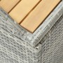 Graue Gartenbank aus synthetischem Rattan, 120 cm von vidaXL, Gartenbänke - Ref: Foro24-46481, Preis: 243,40 €, Rabatt: %