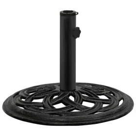 Black cast iron umbrella base 44x44x31 cm by , Umbrella bases - Ref: Foro24-317759, Price: 56,58 €, Discount: %