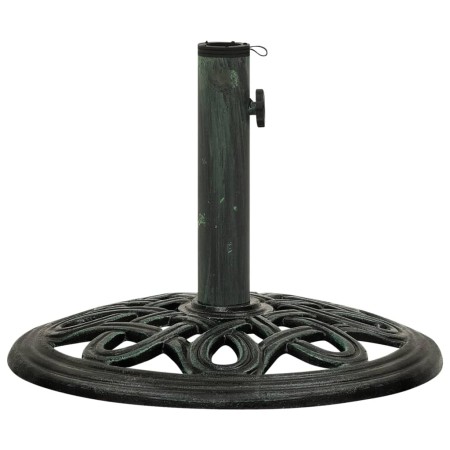 Base de sombrilla de hierro fundido verde 40x40x32 cm de , Bases para sombrillas - Ref: Foro24-317765, Precio: 59,85 €, Descu...