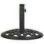 Base de sombrilla de hierro fundido verde 40x40x32 cm de , Bases para sombrillas - Ref: Foro24-317765, Precio: 59,85 €, Descu...