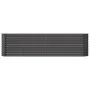 Anthracite powder-coated steel raised planter 260x40x68 cm by , Pots and planters - Ref: Foro24-318906, Price: 88,94 €, Disco...