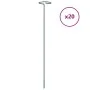 Plant stakes 20 units dark green steel 40 cm by , Trellises and plant supports - Ref: Foro24-319362, Price: 22,00 €, Discount: %