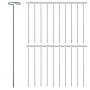 Plant stakes 20 units dark green steel 40 cm by , Trellises and plant supports - Ref: Foro24-319362, Price: 22,00 €, Discount: %