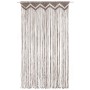 Taupegrauer Vorhang aus Baumwolle Makramee 140x240 cm von , Vorhänge und Gardinen - Ref: Foro24-323980, Preis: 45,92 €, Rabat...