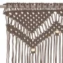Macramé cotton curtain in gray taupe 140x240 cm by , Curtains and curtains - Ref: Foro24-323980, Price: 48,61 €, Discount: %