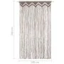 Macramé cotton curtain in gray taupe 140x240 cm by , Curtains and curtains - Ref: Foro24-323980, Price: 48,61 €, Discount: %