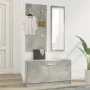 3 in 1 Schuhschrank Set Sperrholz Beton grau von , Schuhregale und Schuhorganisatoren - Ref: Foro24-342573, Preis: 120,72 €, ...