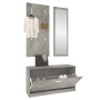 Shoe cabinet set 3 in 1 made of gray concrete plywood by , Shoe racks and shoe organizers - Ref: Foro24-342573, Price: 106,15...