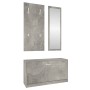 Shoe cabinet set 3 in 1 made of gray concrete plywood by , Shoe racks and shoe organizers - Ref: Foro24-342573, Price: 106,15...
