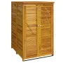 Solid acacia wood trash can shed 70x89x117 cm by , Waste container supports - Ref: Foro24-360027, Price: 211,21 €, Discount: %