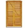 Mülleimerschuppen aus massivem Akazienholz 70x89x117 cm von , Halterungen für Abfallbehälter - Ref: Foro24-360027, Preis: 215...
