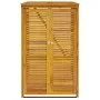 Solid acacia wood trash can shed 70x89x117 cm by , Waste container supports - Ref: Foro24-360027, Price: 211,21 €, Discount: %
