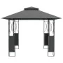 Cenador con tejado acero gris antracita 300x300x270 cm de , Carpas y cenadores - Ref: Foro24-360141, Precio: 217,69 €, Descue...