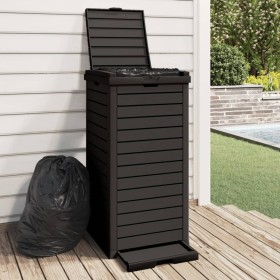 Outdoor Mülleimer aus Polypropylen schwarz 41x41x86 cm von , Mülltonnen und Mülltonnen - Ref: Foro24-364171, Preis: 144,95 €,...