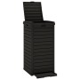 Outdoor Mülleimer aus Polypropylen schwarz 41x41x86 cm von , Mülltonnen und Mülltonnen - Ref: Foro24-364171, Preis: 144,95 €,...