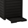 Outdoor Mülleimer aus Polypropylen schwarz 41x41x86 cm von , Mülltonnen und Mülltonnen - Ref: Foro24-364171, Preis: 144,95 €,...