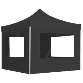 Professional folding tent with anthracite aluminum walls 3x3 m by , Tents and gazebos - Ref: Foro24-45488, Price: 192,09 €, D...