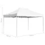 Carpa plegable profesional de aluminio blanca 4,5x3 m de , Carpas y cenadores - Ref: Foro24-45495, Precio: 212,21 €, Descuent...