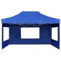 Professioneller Faltpavillon mit blauen Aluminiumwänden 4,5x3 m von , Zelte und Pavillons - Ref: Foro24-45497, Preis: 295,95 ...