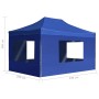 Professioneller Faltpavillon mit blauen Aluminiumwänden 4,5x3 m von , Zelte und Pavillons - Ref: Foro24-45497, Preis: 295,95 ...