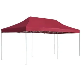 Folding professional aluminum tent in red wine color 6x3m by , Tents and gazebos - Ref: Foro24-45504, Price: 267,48 €, Discou...