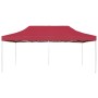 Carpa plegable profesional de aluminio rojo vino tinto 6x3m