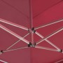 Carpa plegable profesional de aluminio rojo vino tinto 6x3m